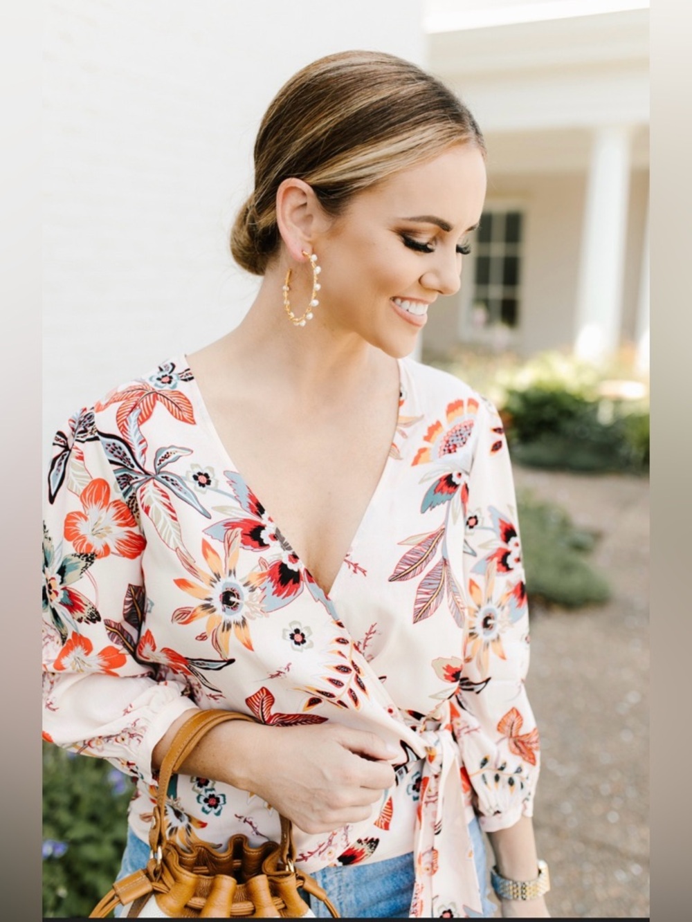 Sanctuary Desert Flora Wrap Top - NWT - S